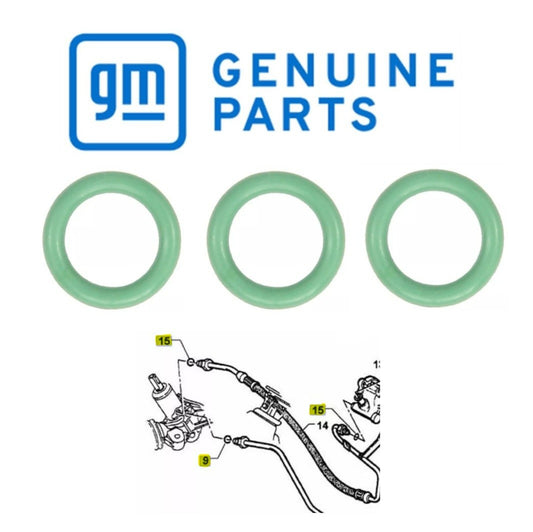 3x GM Power Steering Hose Seal ORing Holden Commodore VN VP VR VS VT VX VY VZ