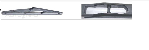 Wiper Blade - Rear for Nissan Dualis J10 MR20DE 2.0L 07-16