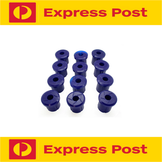 SUPERPRO REAR SHACKLE BUSH KIT FOR TOYOTA LANDCRUISER VDJ79 79 SERIES 07-ON