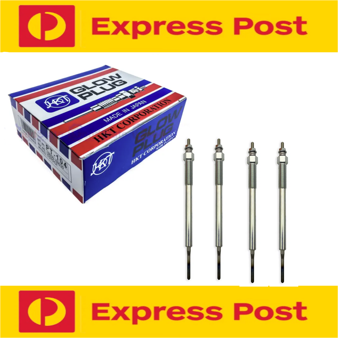 HKT JAPAN Glow Plugs for Mitsubishi ASX XA XB XC 1.8 2.3 4N13 4N14 Diesel 10~17