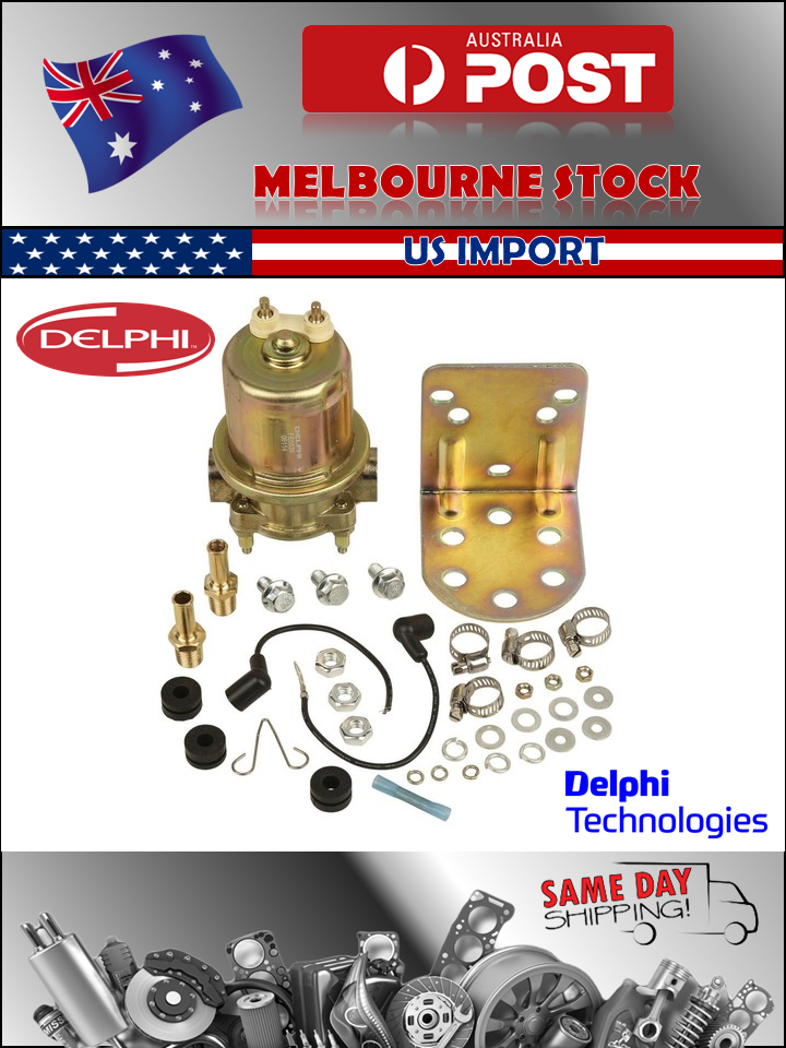 Delphi USA Electric Fuel Pump 5-7.5 PSI + Bracket (Replaces Carter P4070)