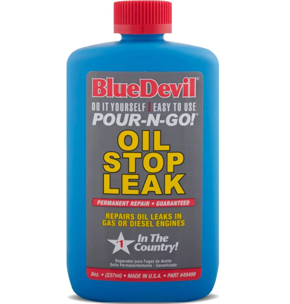 BlueDevil Oil Stop Leak 8 Oz Seal Products 8Oz Blue Devil Sealant MADE IN USA