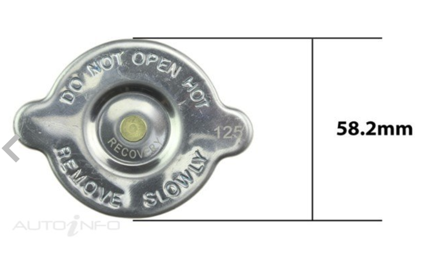 Radiator Cap for Jeep Grand Cherokee WK 3.0L Turbo Diesel 3.0