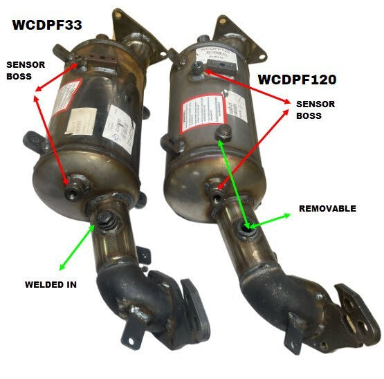 DPF Diesel Particulate Filter Subaru Forester SH SJ / Outback BR EE20 (Extra O2)