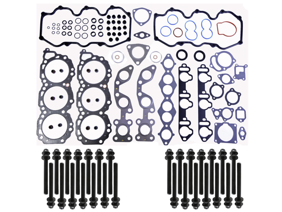 VRS Head Gasket Kit Set Head Bolts for Nissan Elgrand Navara 3.3L 3.3 VG33E VG33