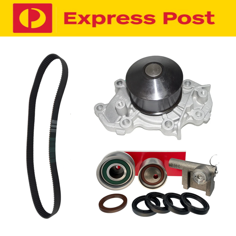 Full Timing Belt Kit for Mitsubishi FTO 6A12 MIVEC - Water Pump Pulley Tensioner