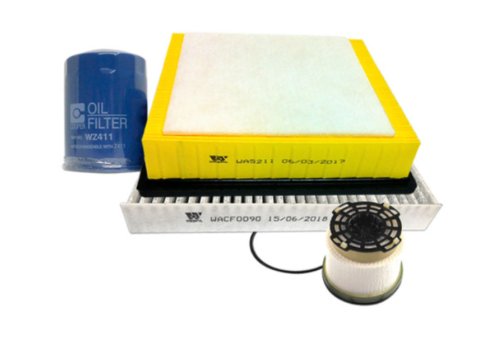 Filter Kit for Mitsubishi Triton MQ MR 2.4L 4N15 05/15-Onw Includes Cabin Filter