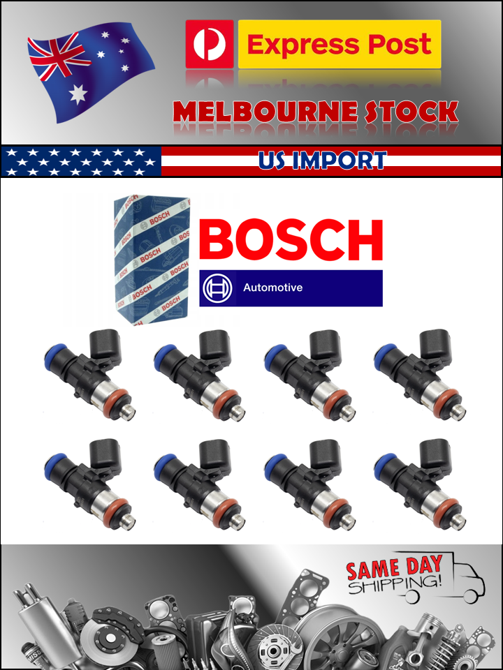 8x Bosch Fuel Injector Kit 16 Hole for Holden Commodore VE/VF 6.0L V8 L77 6.0