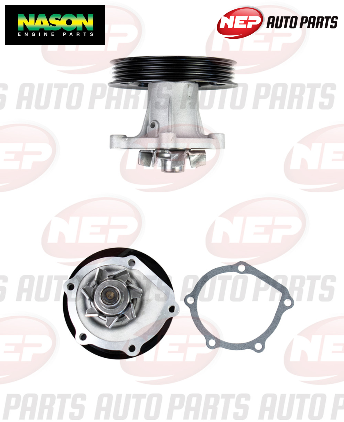 NEP Water Pump for Toyota Paseo EL44 EL54R 96-99 4cyl 5E-FE 1.5L EFI 16v DOHC