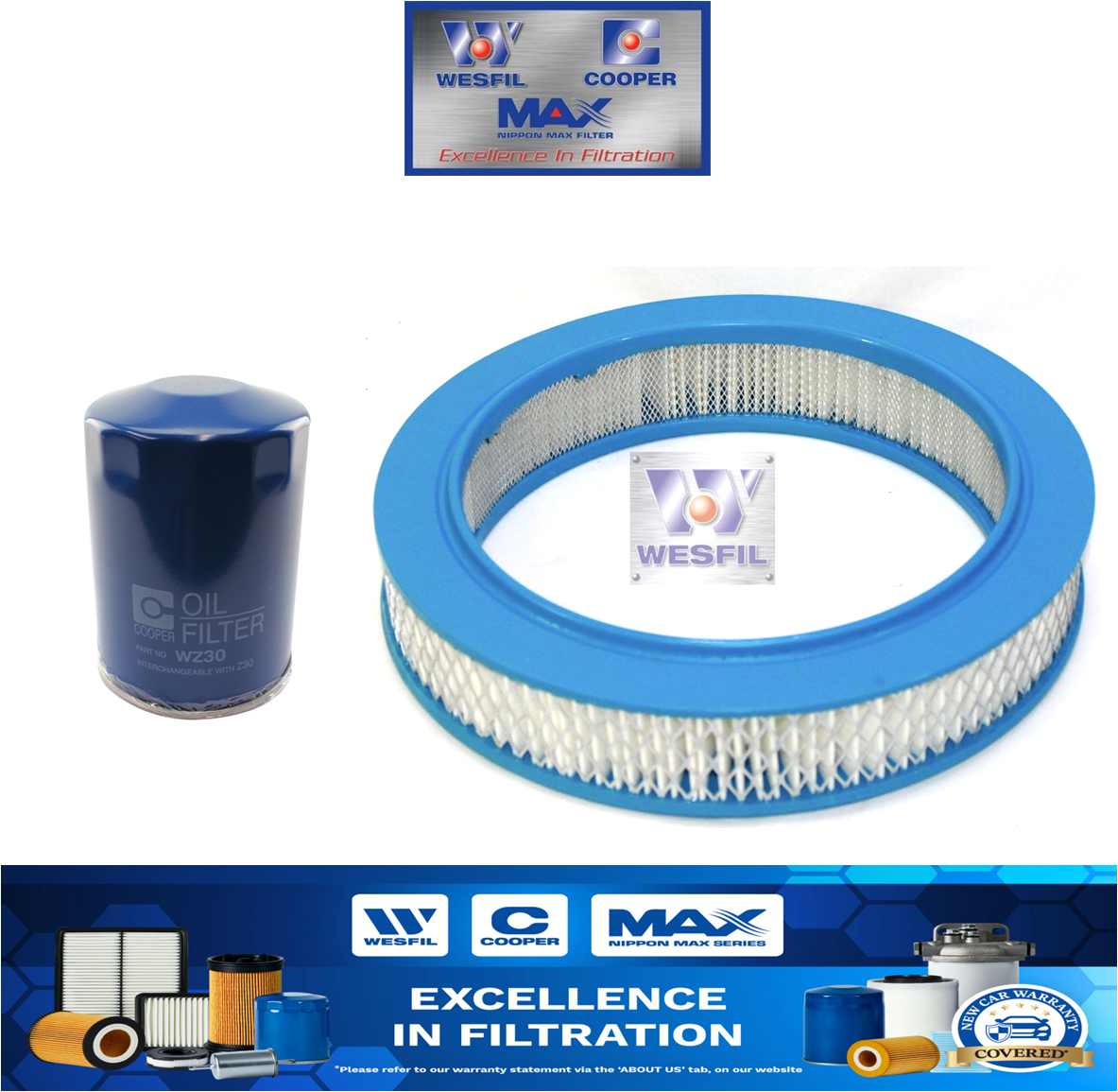FILTER SERVICE KIT for HOLDEN COMMODORE VB 5L & VC VH Petrol V8 4.1L 4/1980-84