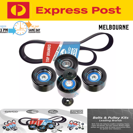 Belt & Pulley Kit for Toyota Hilux 4.0L V6 1GR-FE GGN15/25 Petrol 2005-2015