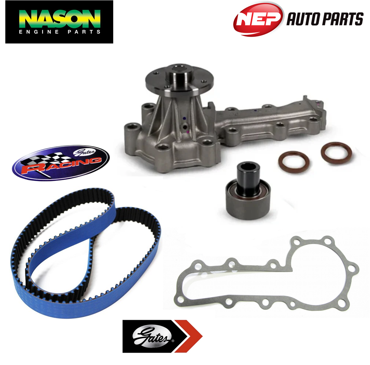 RACING TIMING BELT TENSIONER WATER PUMP KIT NISSAN SKYLINE HOLDEN COMMODORE RB30