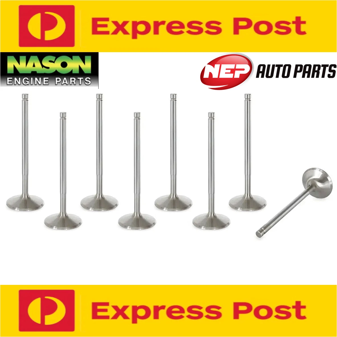 8 x Nason Exhaust Valves fits Great Wall 4G69S4N V240 K2 X200 X240 CC