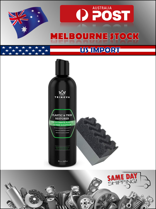 US IMPORT Trinova Plastic Trim Restorer 250ml For Car Automotive Vinyl Bumper