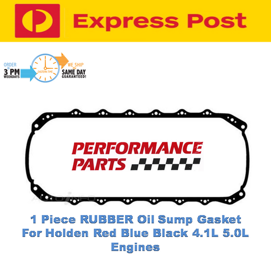 1-Piece Oil Pan Sump Gasket Seal for Holden Commodore 253 308 V8 4.1L 5.0L 69-85