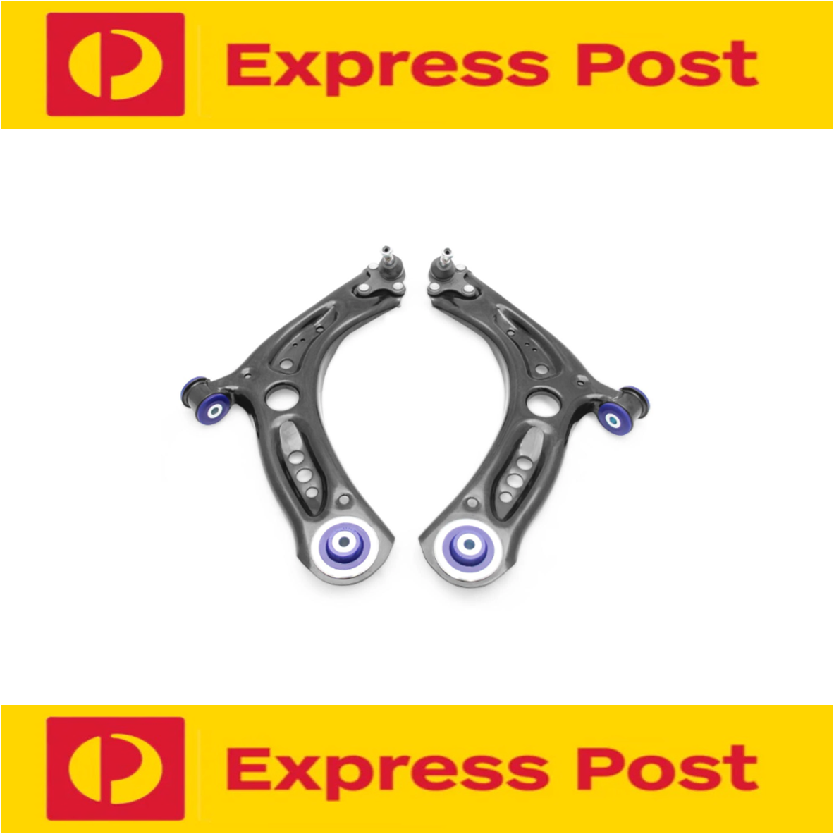 SUPERPRO FRONT CONTROL ARM LOWER ASSEMBLY KIT FOR VW GOLF MK7 MK8 2012-ON