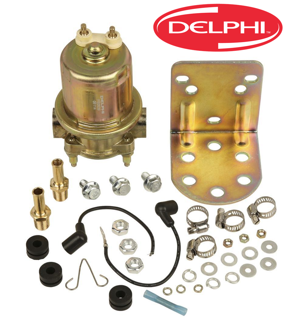 Delphi Universal Rotary Vane Electric Fuel Pump 52 GPH 5 PSI Ford Chevrolet Chev