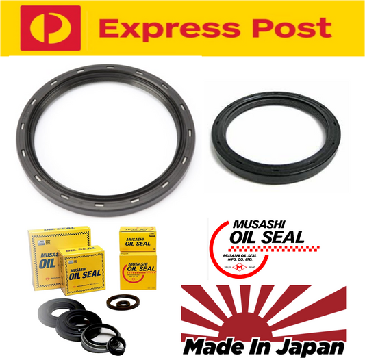 Front & Rear Main Crankshaft Crank Seals for Holden Rodeo TF RA 4JH1 4JJ1 4JB1