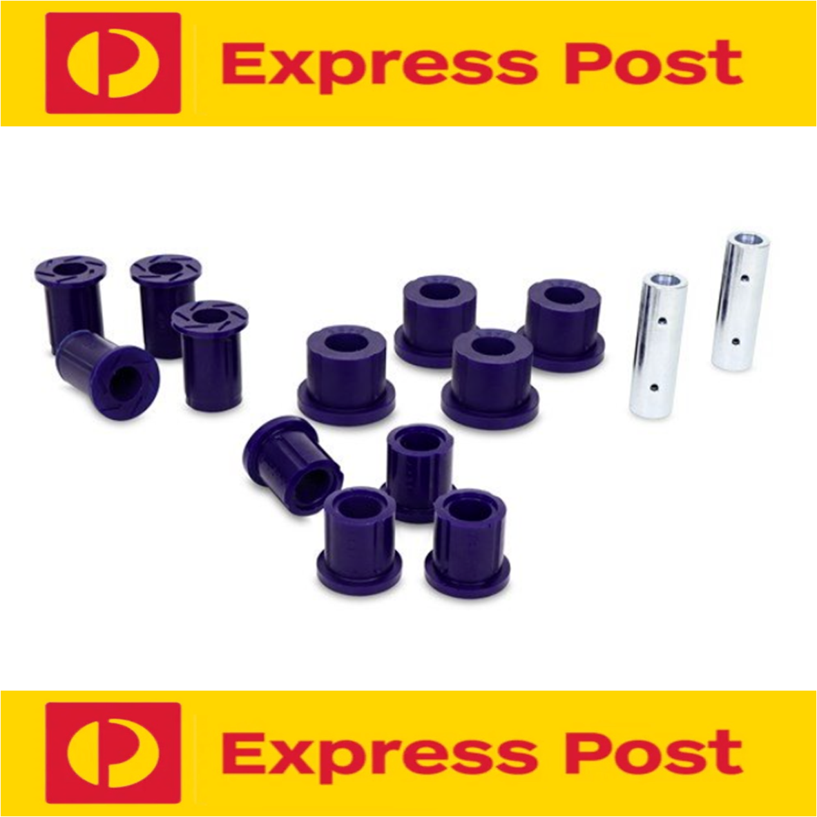 SUPERPRO SPRING SHACKLE BUSH KIT REAR for HOLDEN COLORADO ISUZU DMAX 2012-Onward