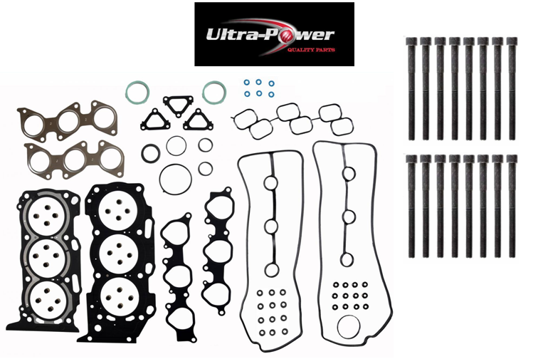 US IMPORT Head Gasket Set Bolts for Toyota Landcruiser Prado 4.0L 03-09 GX GXL