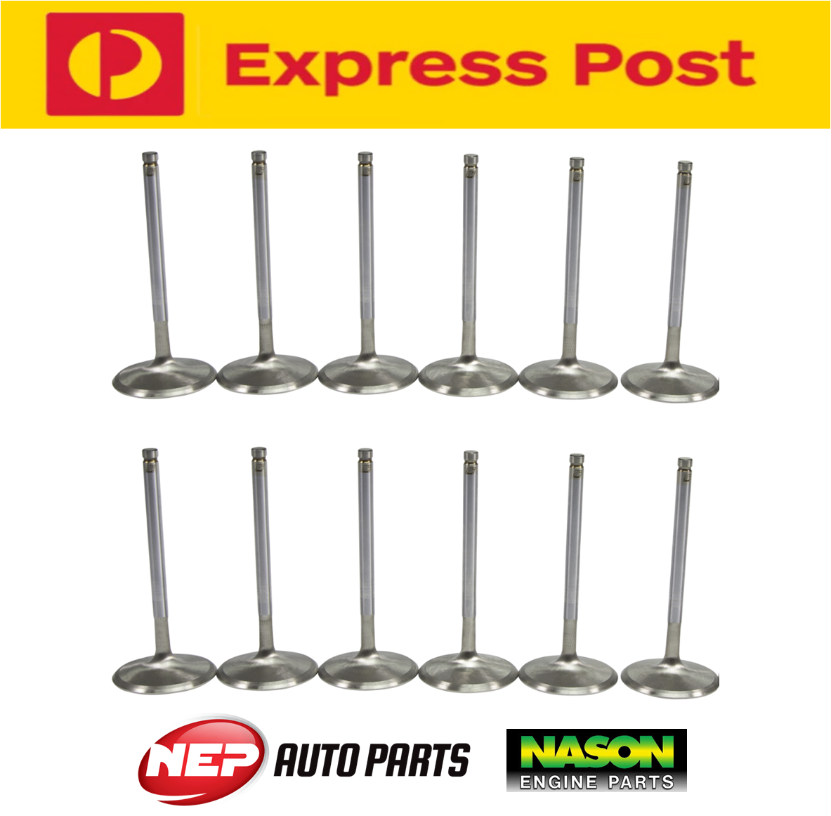 12 X SS INTAKE & EXHAUST VALVE FOR HOLDEN COMMODORE VT VX VY S/C L67 3.8L V6