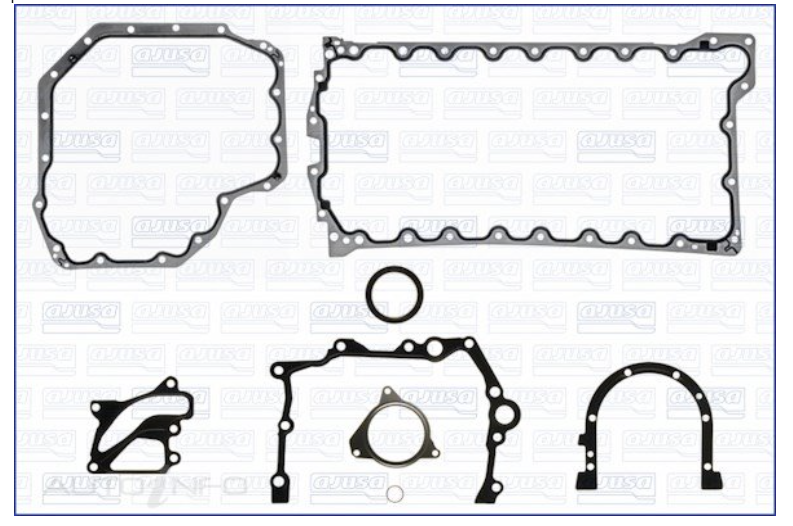 AJUSA Lower End Conversion Gasket Set for Jeep Wrangler JK 2.8L ENS Diesel CRD