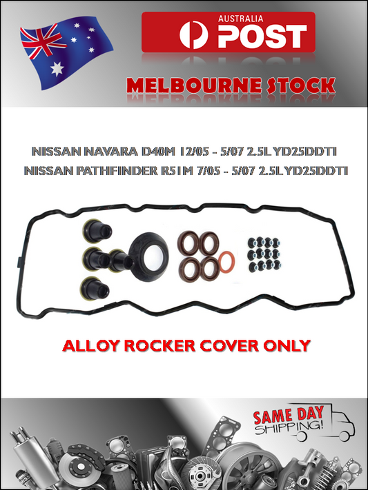 Rocker Cover Gasket for Nissan Navara D40 2.5L YD25DDTI YD25 with Bolt Seals