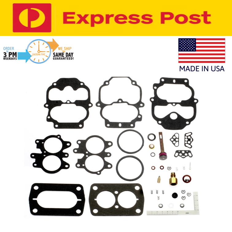 Carburetor Rebuild Kit for Chrysler Valiant 6Cyl & V8 Carter 2BBL LOW TOP