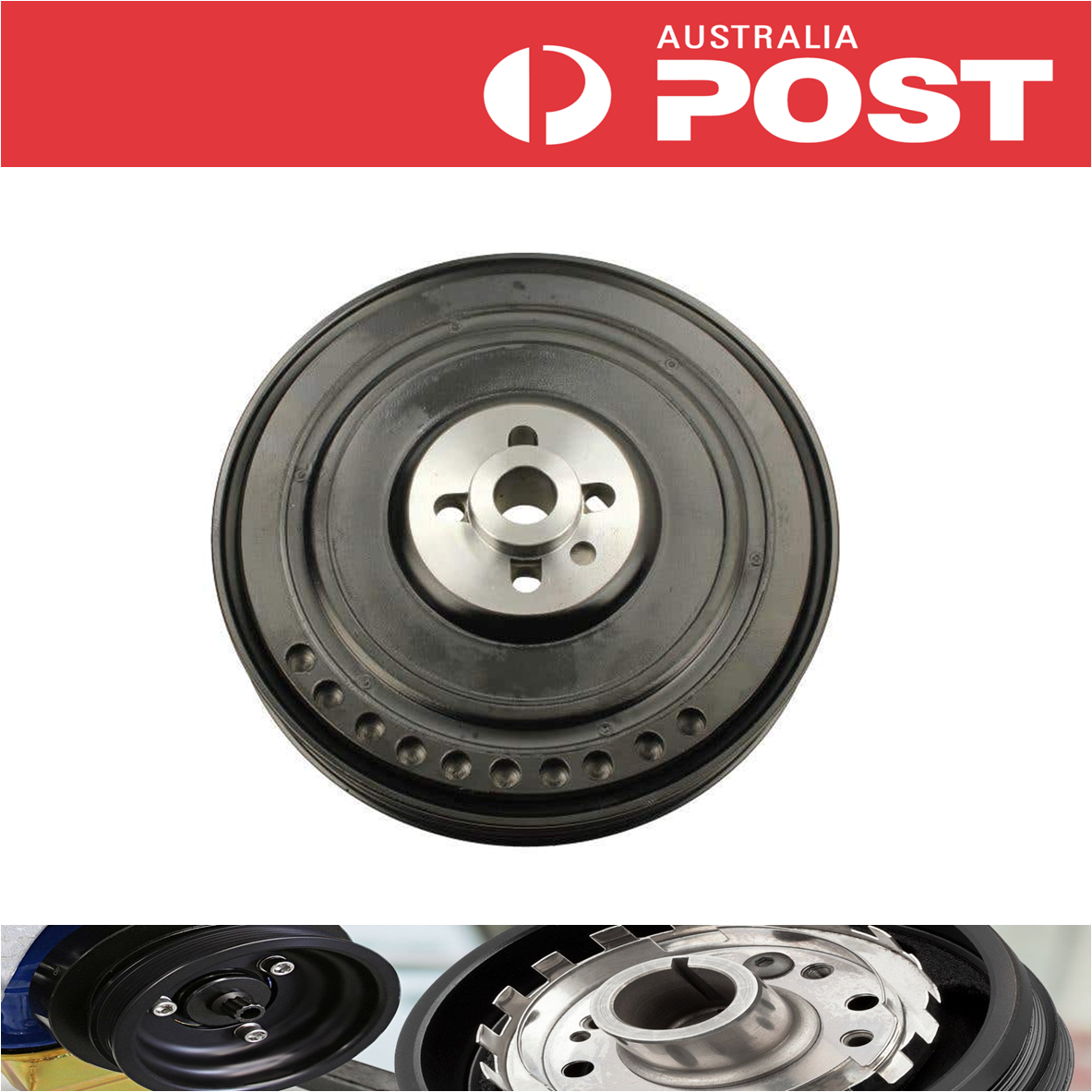 Crankshaft Pulley for VW T4 2.4 & 2.5 1995-2003 AAB AJA Engines