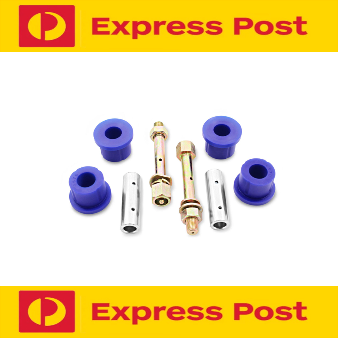 SUPERPRO REAR GREASABLE PIN AND BUSH KIT FOR MAZDA BT-50 BT50 UP UR 2011-2020