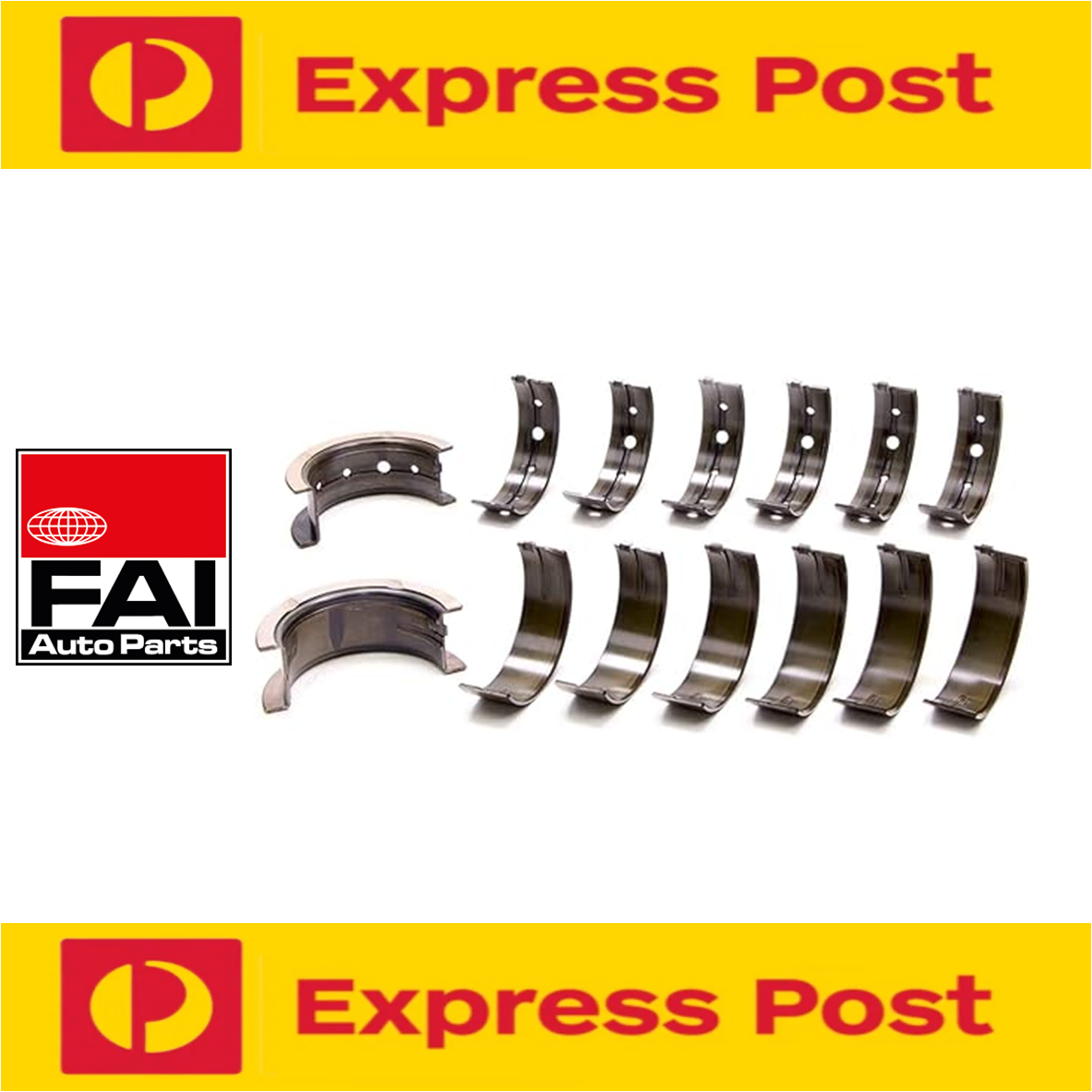 FAI Main Bearing Set STD FOR FORD DIESEL P4AT 2.2L RANGER 2.4L TRANSIT LANDROVER