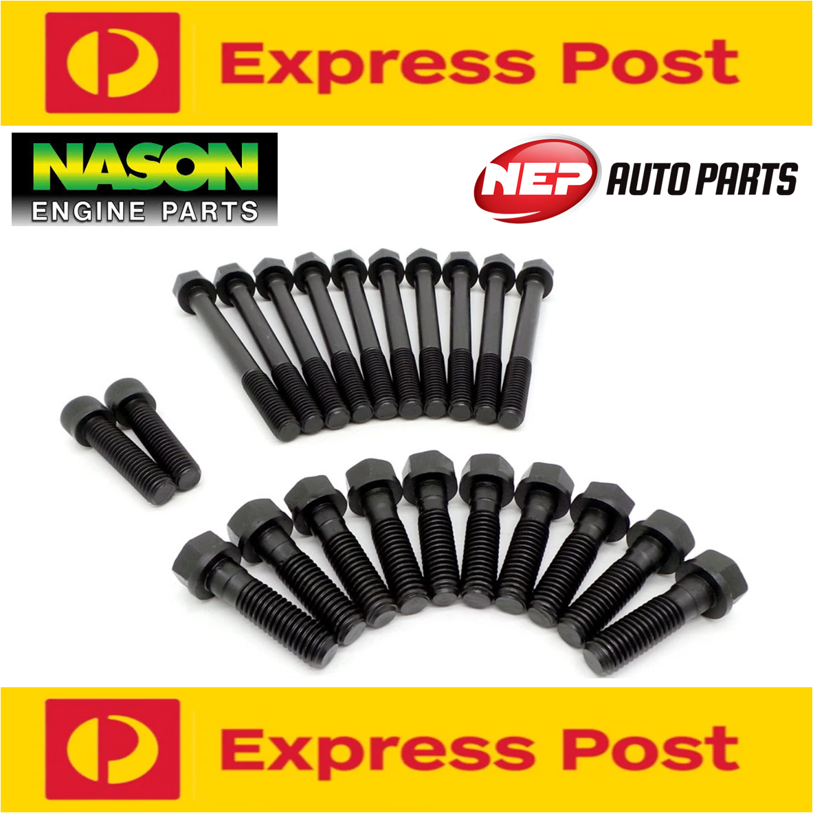 HEAD BOLT KIT INJECTED 5.0L 304-355 V8 MOTOR HOLDEN VN-VP-VQ-VR-VS-VT COMMODORE