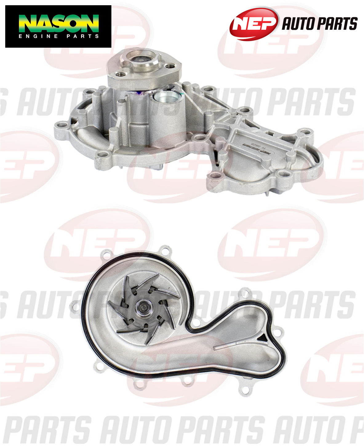NEP WATER PUMP FOR AUDI 3.2L CALA A4 B8 A5 8T, A6 C6 28L BDX, Q5 8R CALB A7 Q7