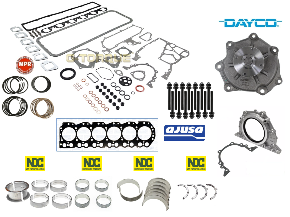 Minor Engine Rebuild Kit for Nissan Patrol GU Y61 4.2L TD42 3/95-2/03 NON TURBO