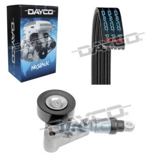 DAYCO DRIVE BELT & TENSIONER KIT for NISSAN GU PATROL 3.0L Y61 ZD30DDTI 4/00-06