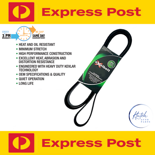 EXELBELT A/C Belt for Holden Commodore Calais VT VX VY VZ VE 5.7L 6.0L 6.2L V8