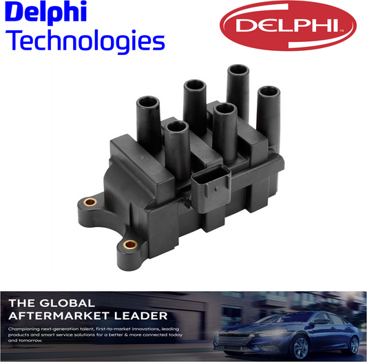 1 x DELPHI Ignition Coil Pack for Ford Falcon AU2 AU3 4.0L 6cyl 2000~2003