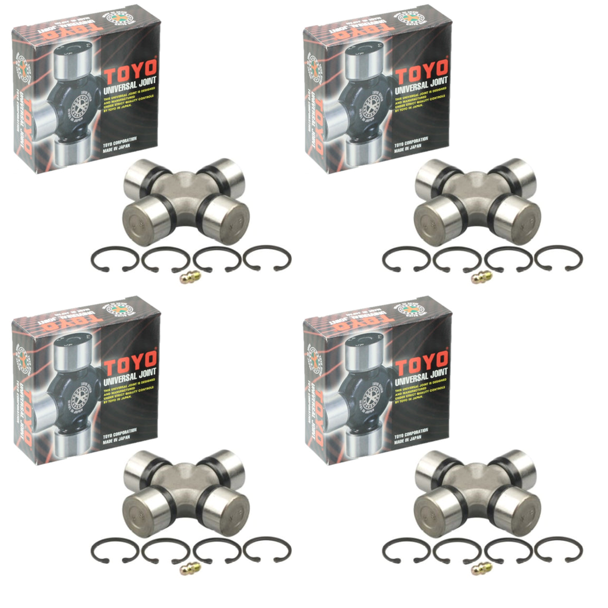 Front & Rear Set Universal Joint for Daihatsu F Series Scat Rocky 4x4 75~99 Uni