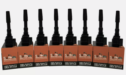 8-Pack Swan Ignition Coil for Audi RS6 RS7 S6 S7 S8 Sportback V8 4.0L Twin Turbo