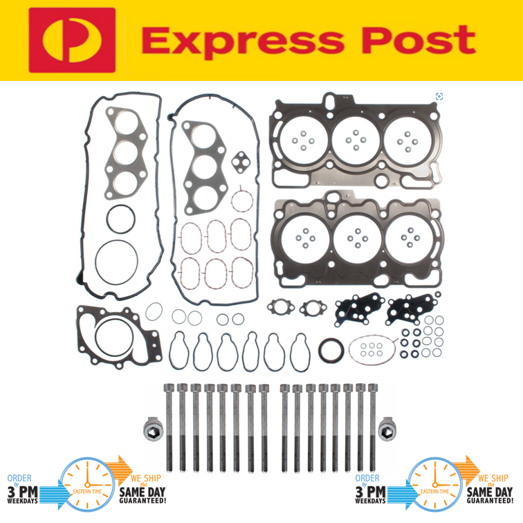 VRS Gasket Kit/Set+Head Bolts for Subaru Outback B13 3.0R EZ30D 8/03 TO 8/09