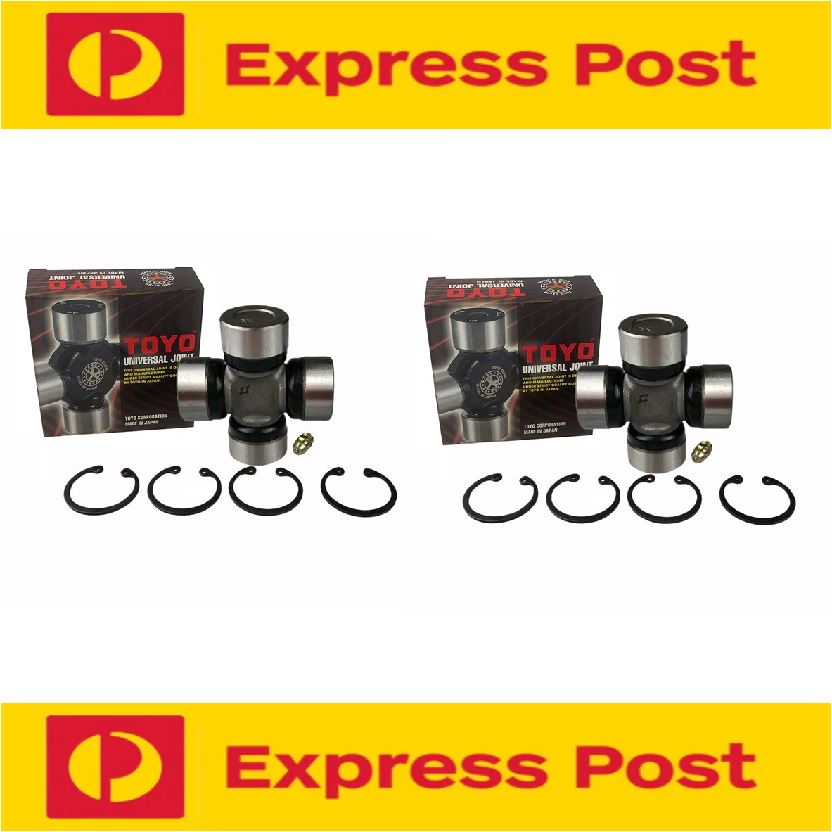 PAIR UNIVERSAL JOINT For TOYOTA LANDCRUISER PRADO KZJ95 RZJ120 RZJ95 VDJ78 VDJ79