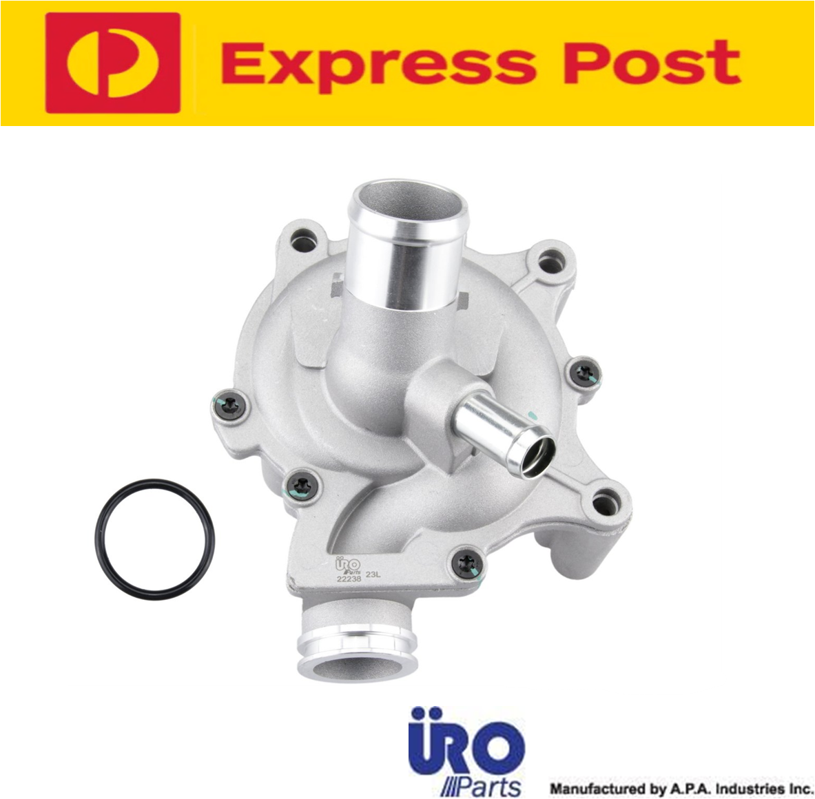UROPARTS WATER PUMP & HOUSING FOR MINI COOPER S 1.6L R52 R53 W11B16 SUPERCHARGED