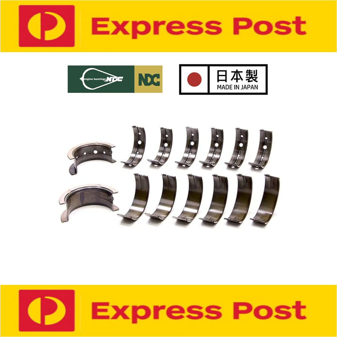 NDC CONROD BIG END BEARINGS STD FOR DAIHATSU EJ-DE ED-10 Coure Sirion Charade