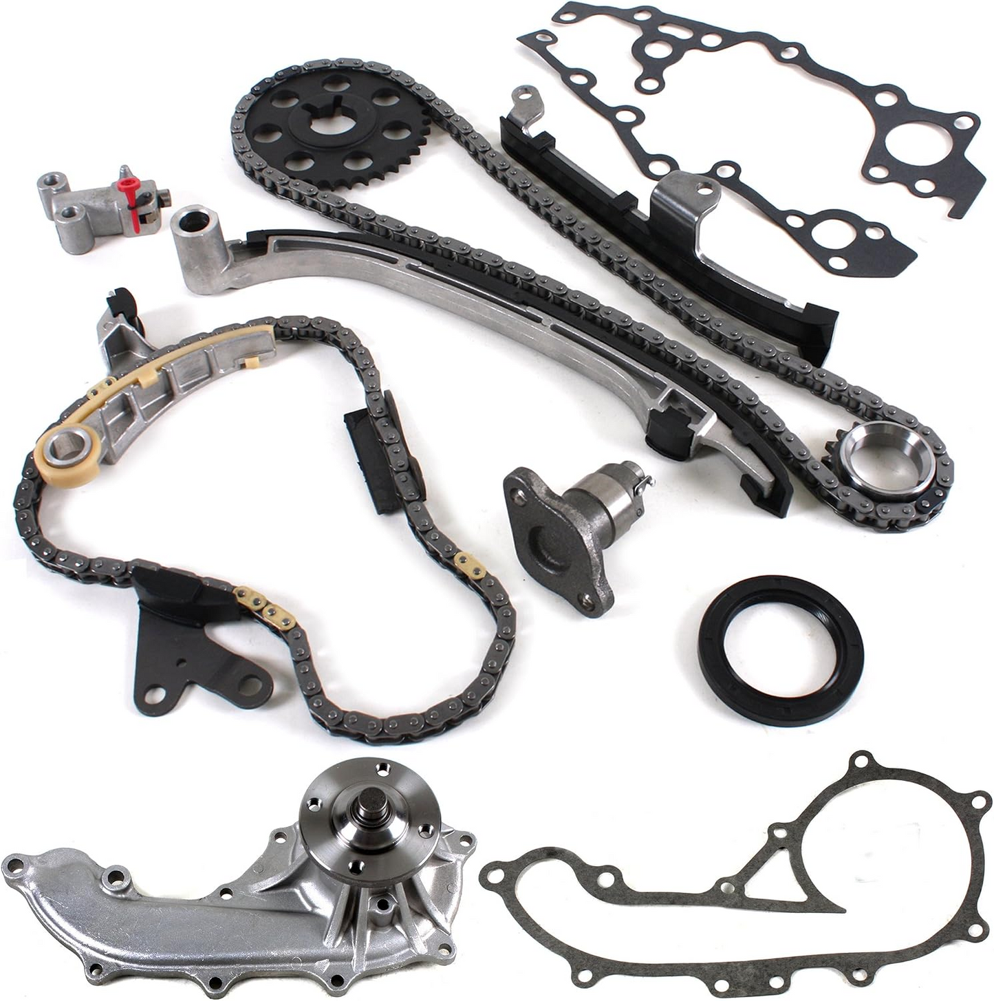 Water Pump Timing Chain Balance Shaft Kit for Hilux Landcruiser Prado 2.7L 3RZFE