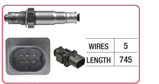 Oxygen/Lambda Sensor Pre-Cat for Ford Ranger PX 3.2L P5AT Diesel 9/11-6/22