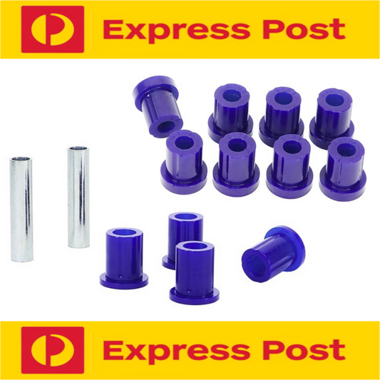 SUPERPRO SPRING SHACKLE BUSH KIT REAR for HOLDEN UTE HQ HJ HX HZ WB 07/1971-1985