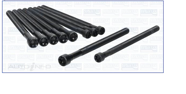 Cylinder Head Bolt Set for BMW 328i 2.0L N20B20A 12-15