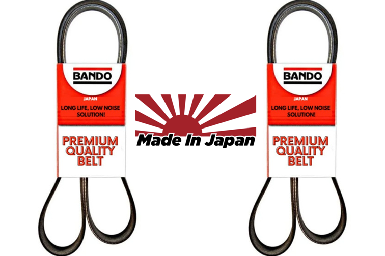 Accessory Belt Kit for Power Steering & Alternator for Mitsubishi FTO 6A12