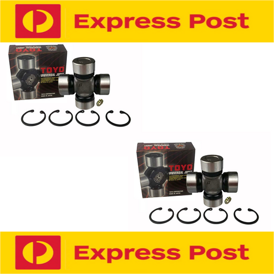 2 Rear Universal Joint fits Landcruiser 1974~10 40 60 70 75 78 80 100 Series UNI