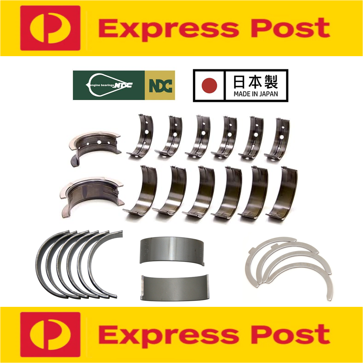 MAIN CONROD BEARING & THRUST for SUZUKI G16B Baleno Swift Grand Vitara G16A G15A
